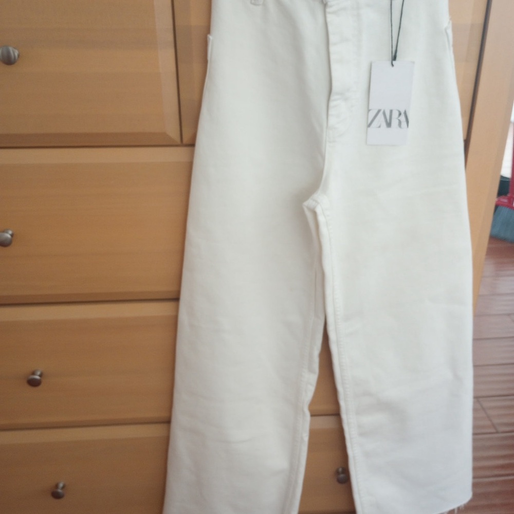 ZARA White Jeans